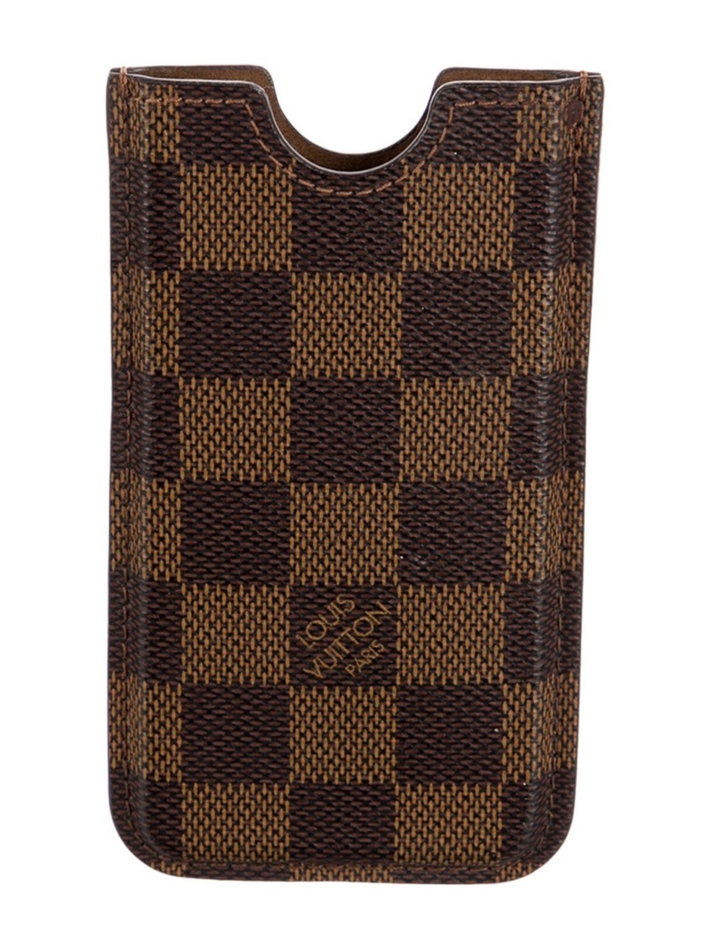 Louis Vuitton Brown Damier Ebene Checkered Card Case